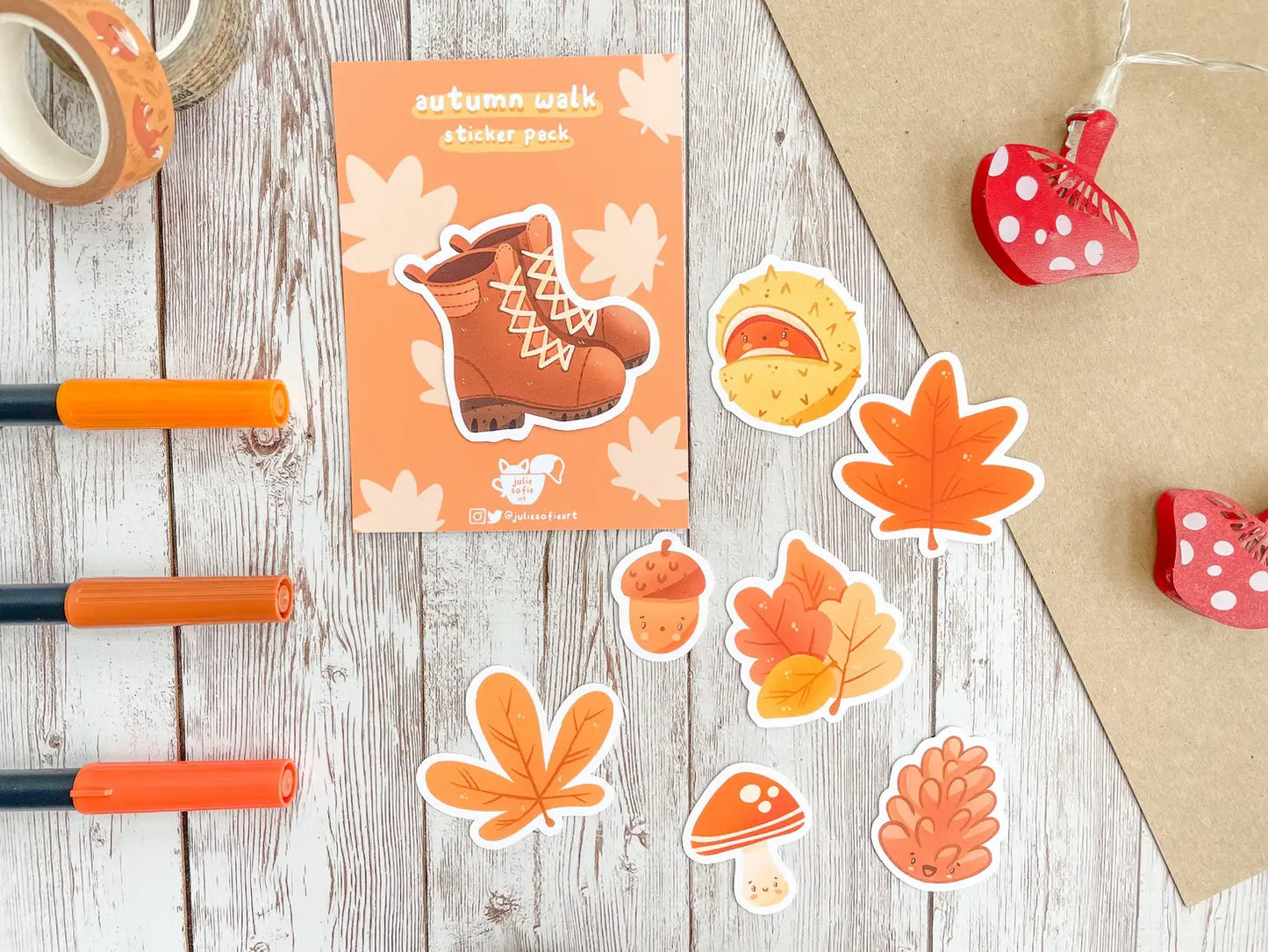 Autumn Walk sticker pack