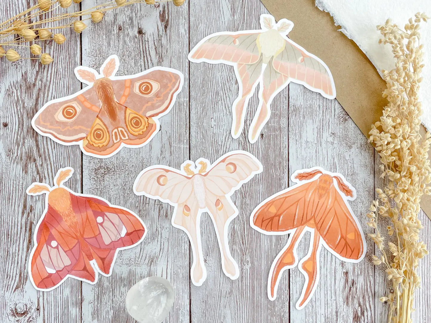 Mystic Moths Sticker Pack