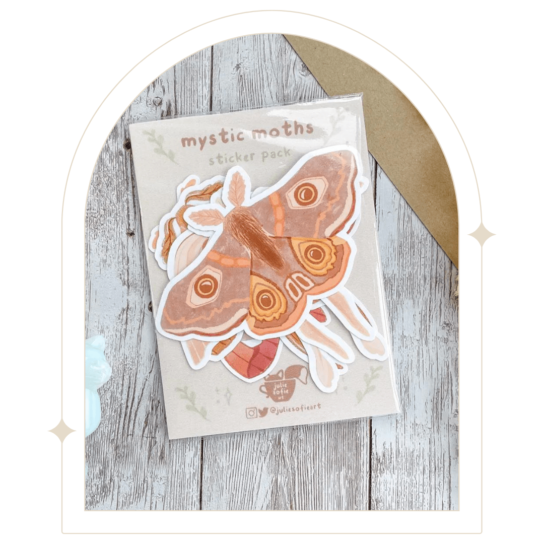 Mystic Moths Sticker Pack - Hello Pumpkin