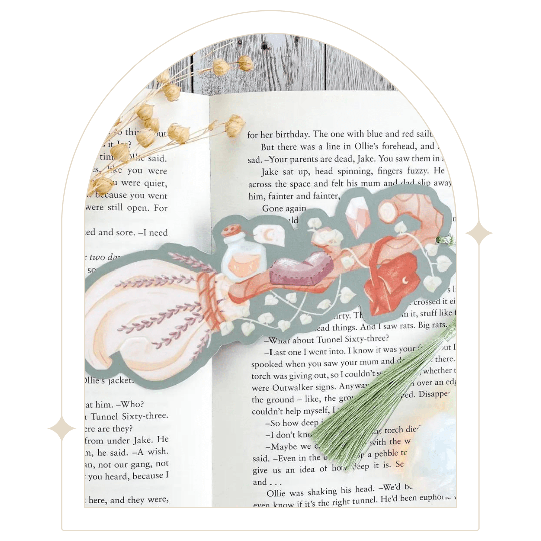 Witchy Broomstick Bookmark - Hello Pumpkin