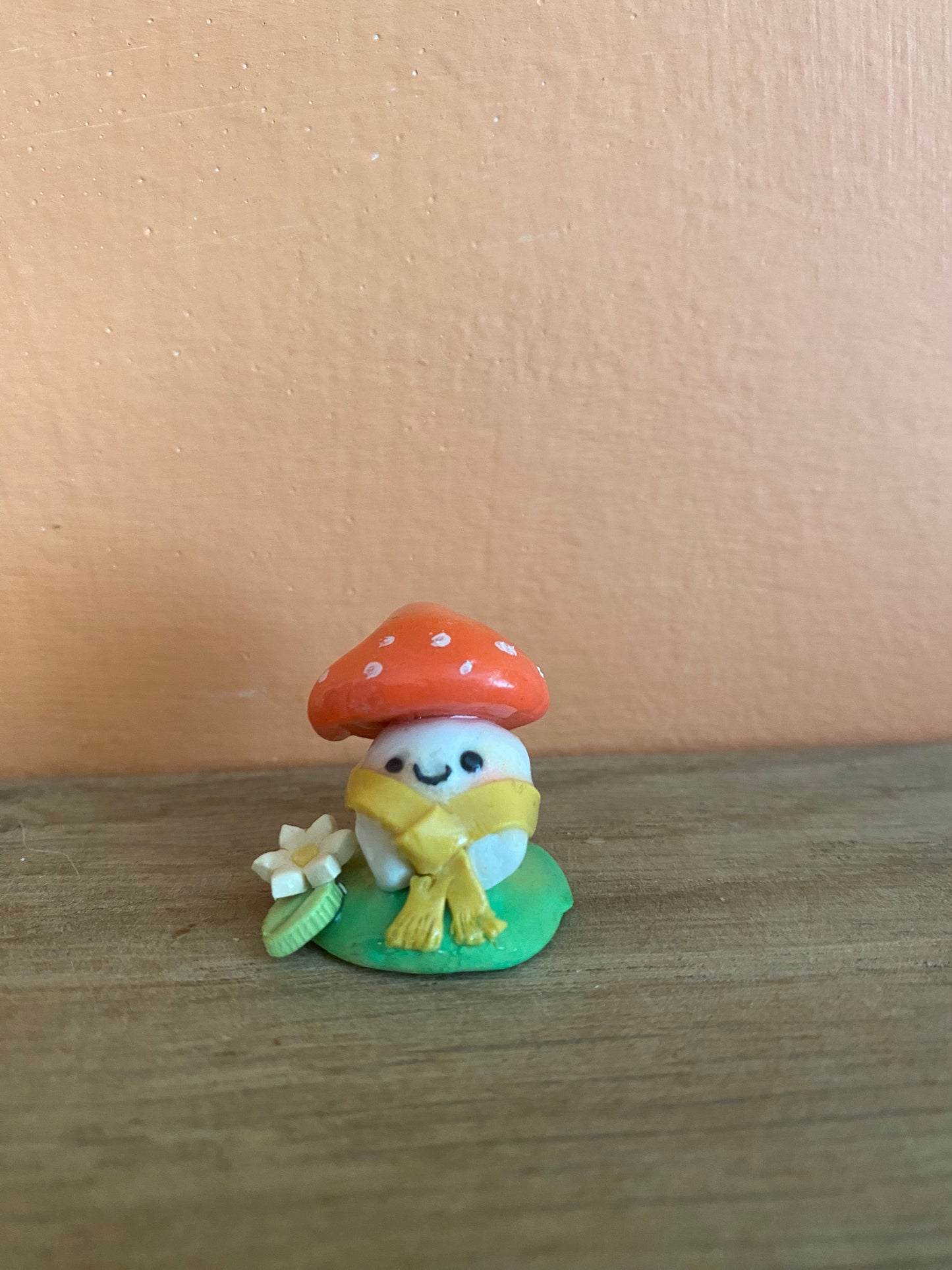 Sweet little mushroom desk buddies