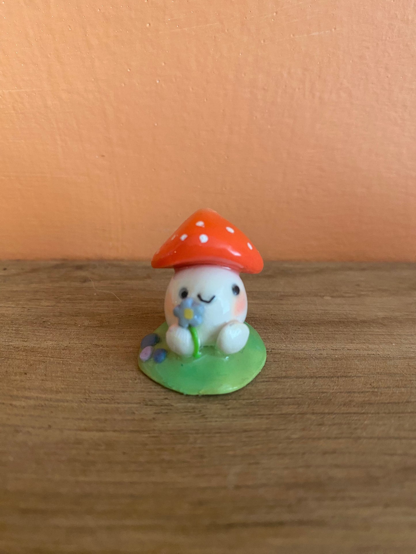 Sweet little mushroom desk buddies