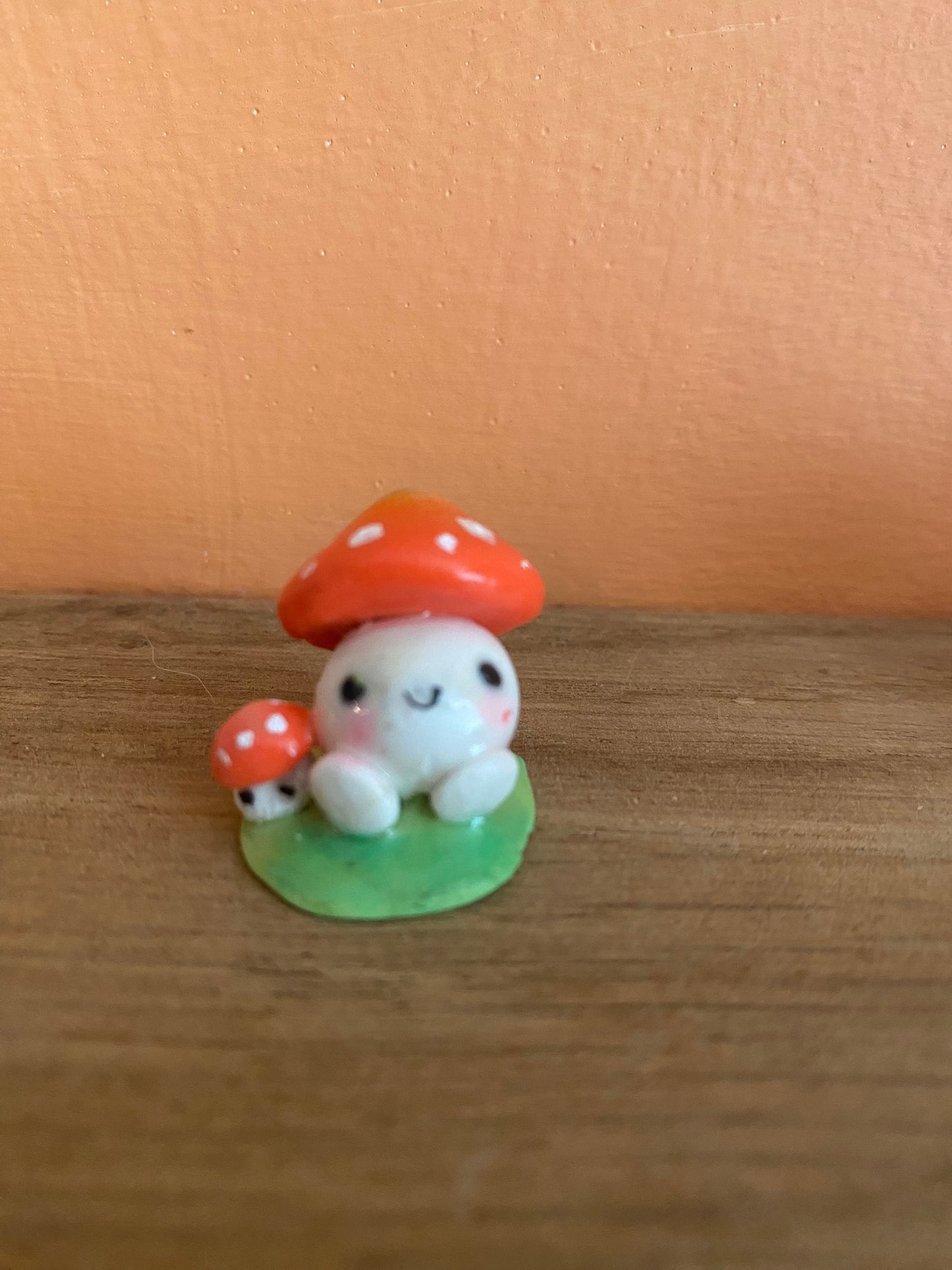 Sweet little mushroom desk buddies
