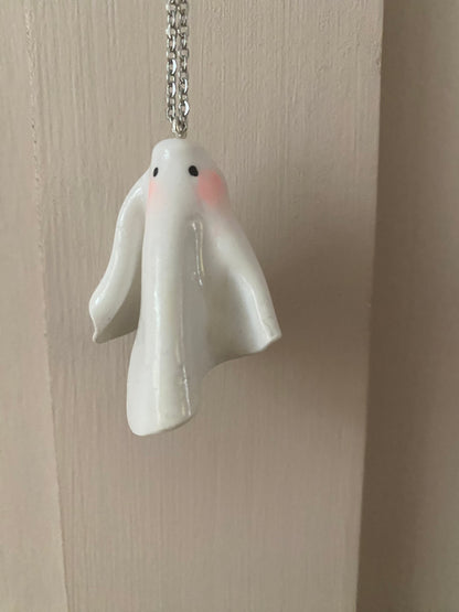 Worried souls ghost necklaces