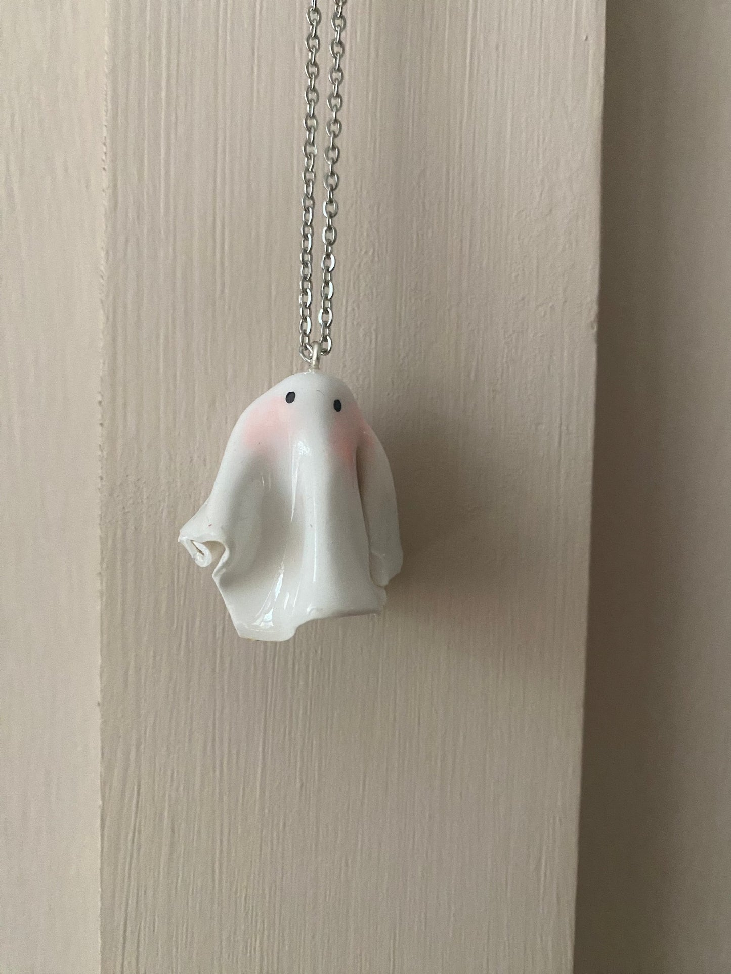 Worried souls ghost necklaces