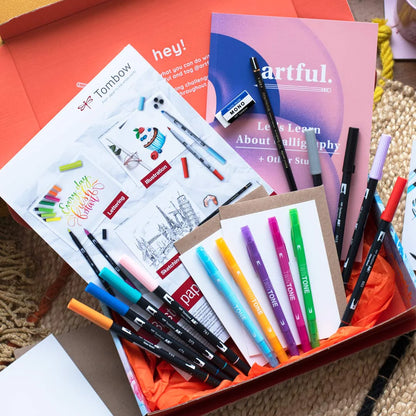 Let's Learn Calligraphy Starter Box by Artful