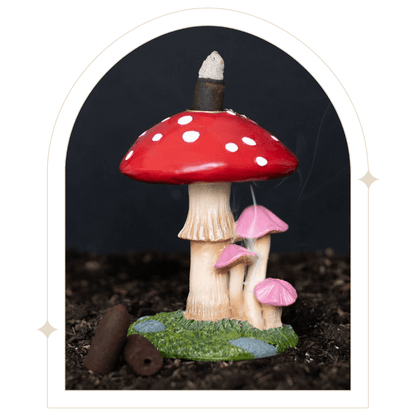 Mushroom Backflow Incense Burner - Hello Pumpkin