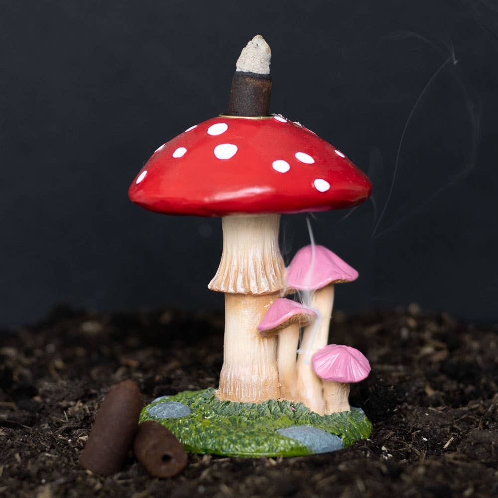 Mushroom Backflow Incense Burner - Hello Pumpkin