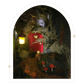 Autumnal forest path book nook with fairy door and lantern - Hello Pumpkin