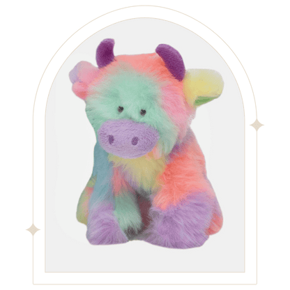 Bo the Rainbow Highland Cow - Hello Pumpkin