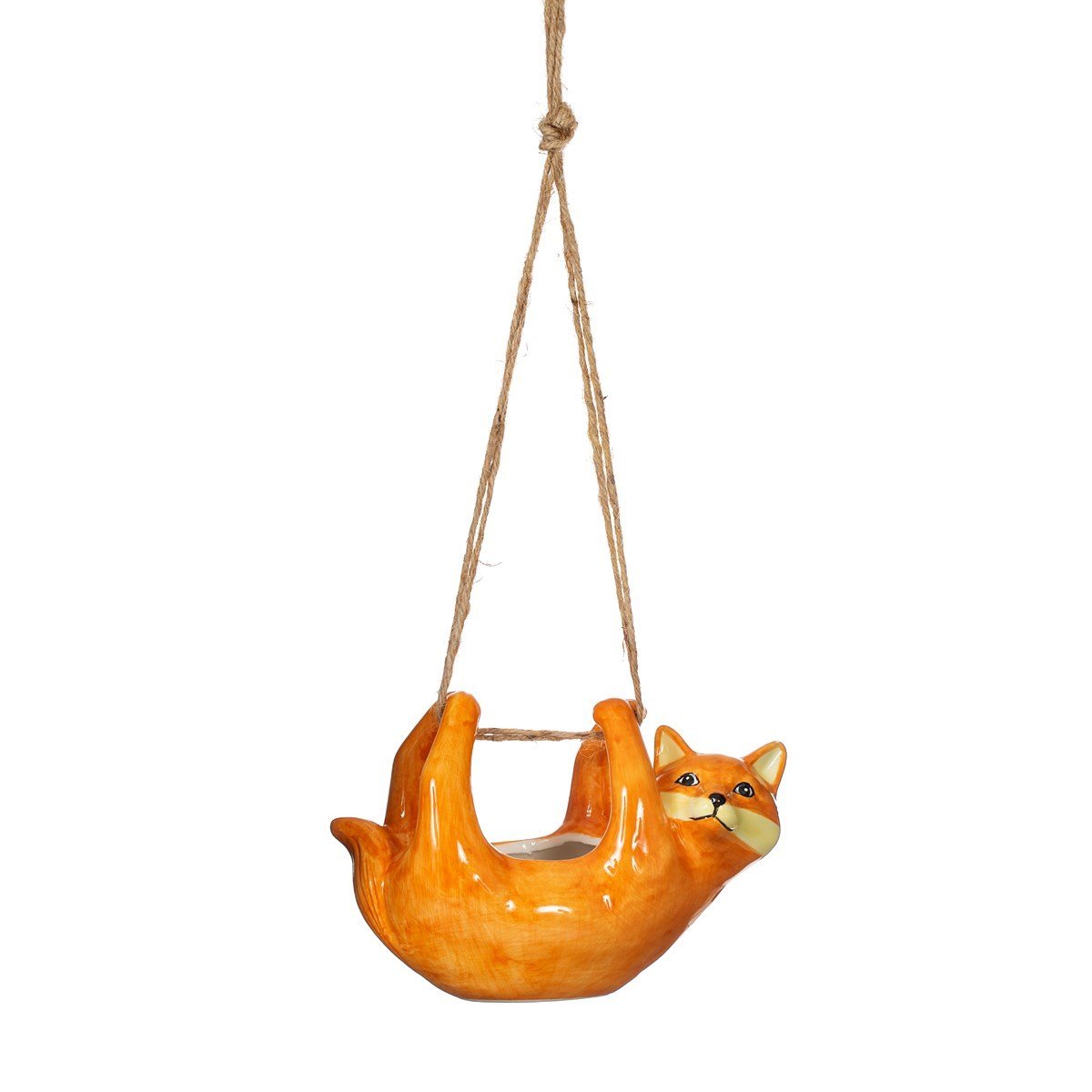 Botanical fox hanging planter - Hello Pumpkin