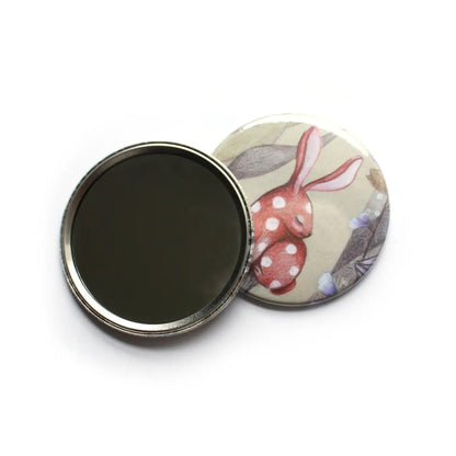 Bunny Mushroom Pocket Mirror - Hello Pumpkin