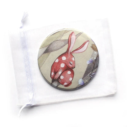 Bunny Mushroom Pocket Mirror - Hello Pumpkin