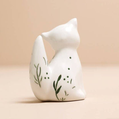 Ceramic Fox Ring Holder - Hello Pumpkin