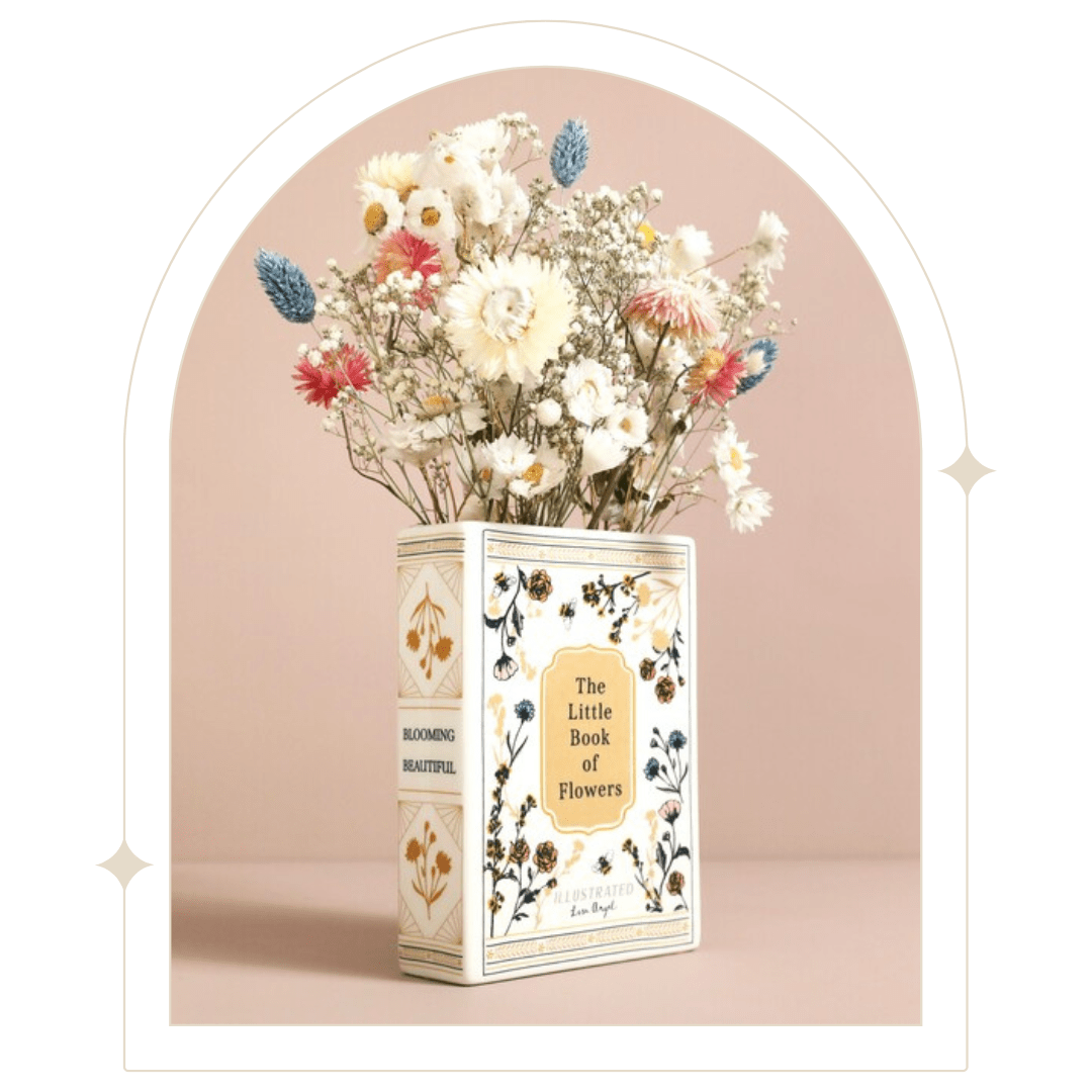 Ceramic Little Book of Flowers Vase - Hello Pumpkin