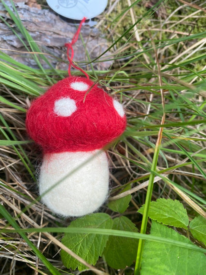 Cute felt mushie bauble - Hello Pumpkin