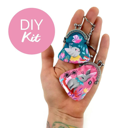 DIY KIT - Mini Circus Cat/Bunny Purse - Hello Pumpkin