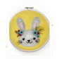 Floral Bunny in a Hoop Needle Felt Kit - Hello Pumpkin