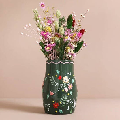 Forest Green wildflower vase - Hello Pumpkin