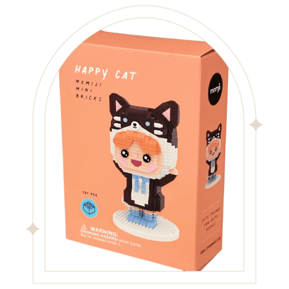 Happy Cat Mini Bricks set - Hello Pumpkin