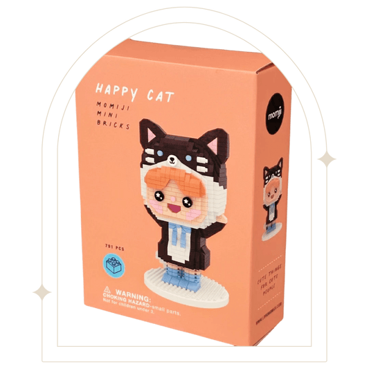 Happy Cat Mini Bricks set - Hello Pumpkin