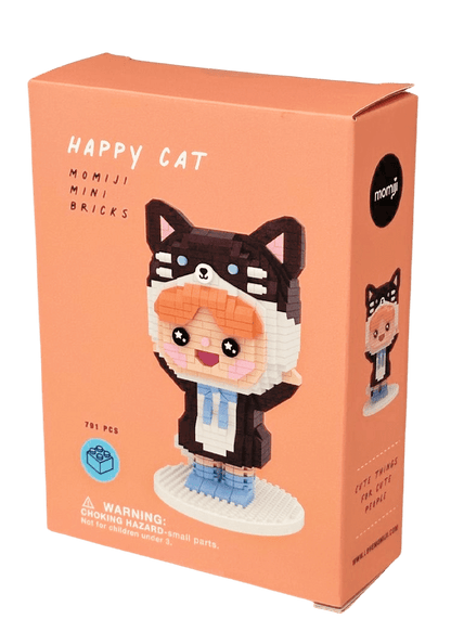 Happy Cat Mini Bricks set - Hello Pumpkin