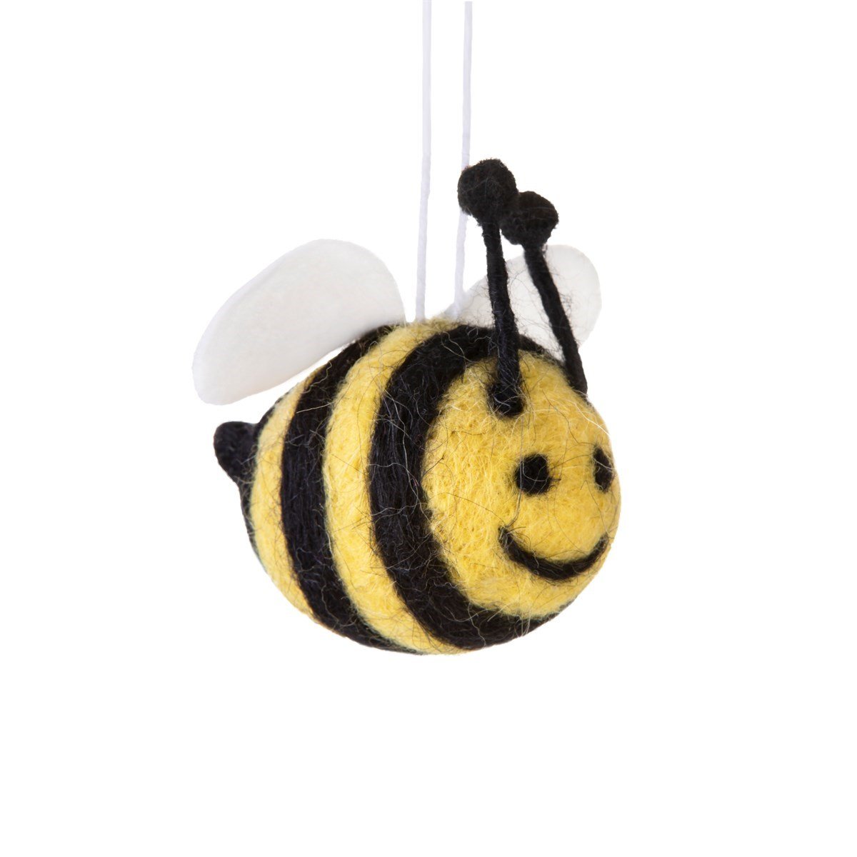 Happy little hanging bee - Hello Pumpkin