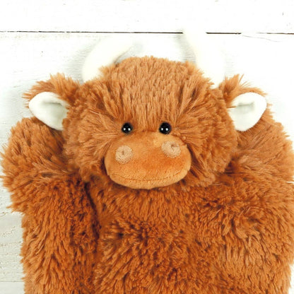 Highland Coo Pyjama Case/Hot Water Bottle Cover - 39cm - Hello Pumpkin