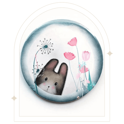 Ili Pika pocket mirror - Hello Pumpkin