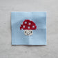 Kawaii Toadstool Mini Cross Stitch Kit - Hello Pumpkin
