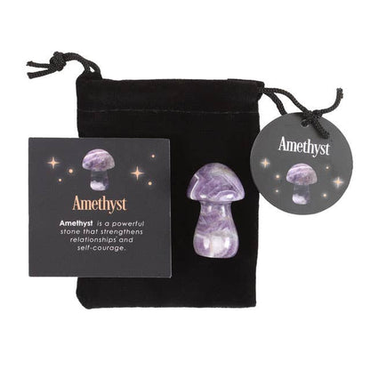 Magical Amethyst Crystal Mushroom - Hello Pumpkin