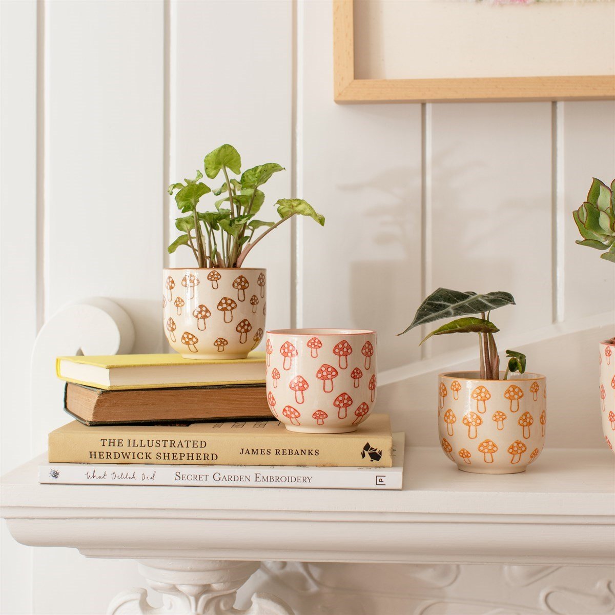 Mini mushroom ceramic planter - Hello Pumpkin