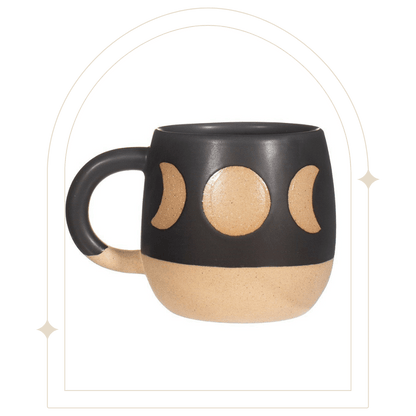 Moonphase stoneware mug - Hello Pumpkin