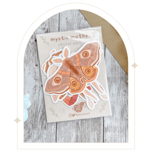 Mystic Moths Sticker Pack - Hello Pumpkin