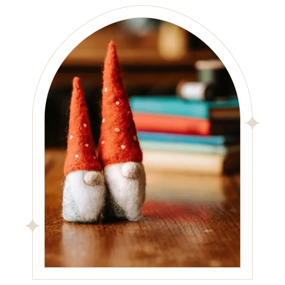 Nordic Gnomes Needle Felting Kit - Hello Pumpkin