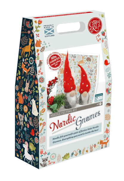 Nordic Gnomes Needle Felting Kit - Hello Pumpkin