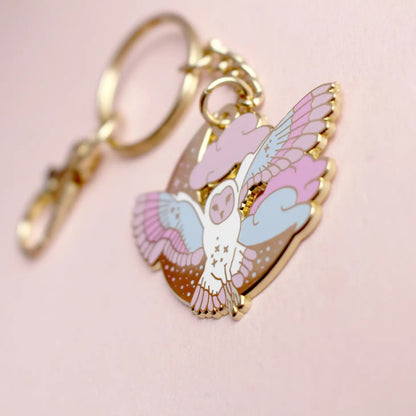 Pastel Owl Key Chain - Hello Pumpkin