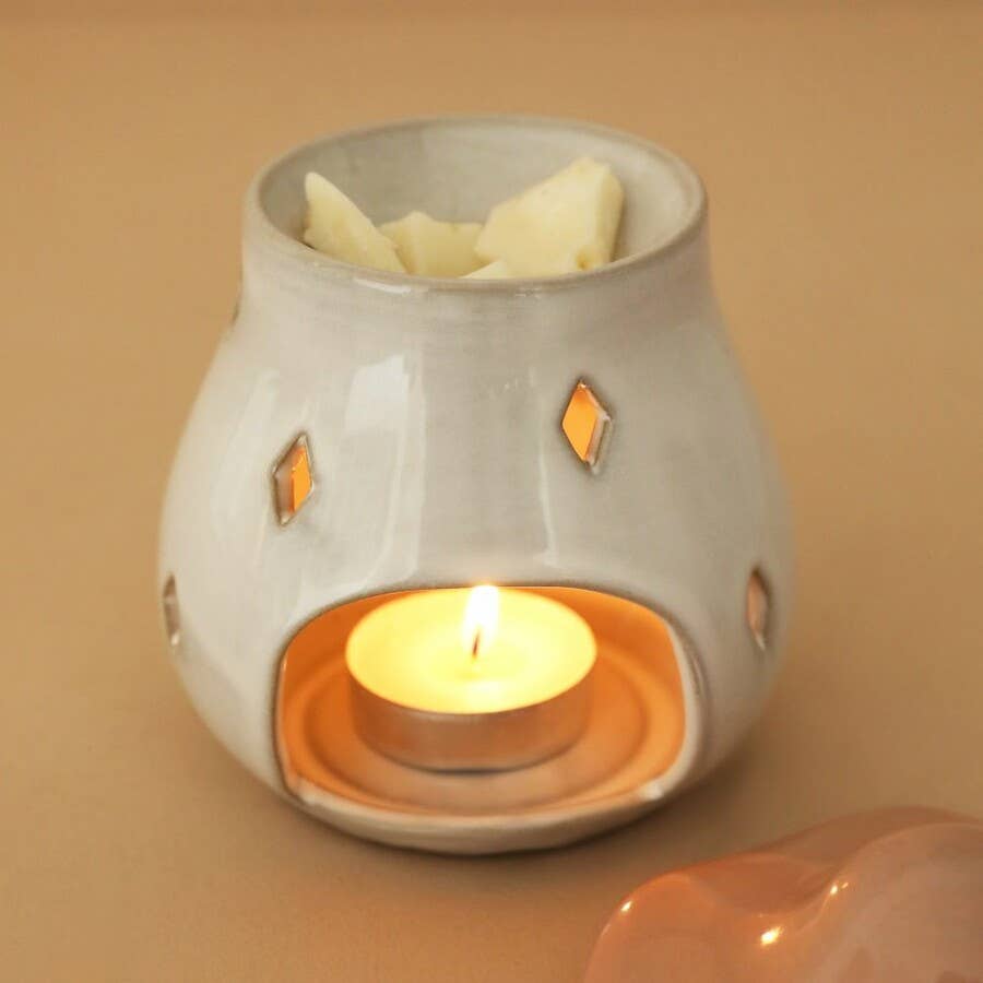 Pink fairy toadstool wax burner - Hello Pumpkin