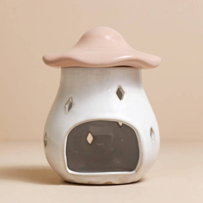 Pink fairy toadstool wax burner - Hello Pumpkin