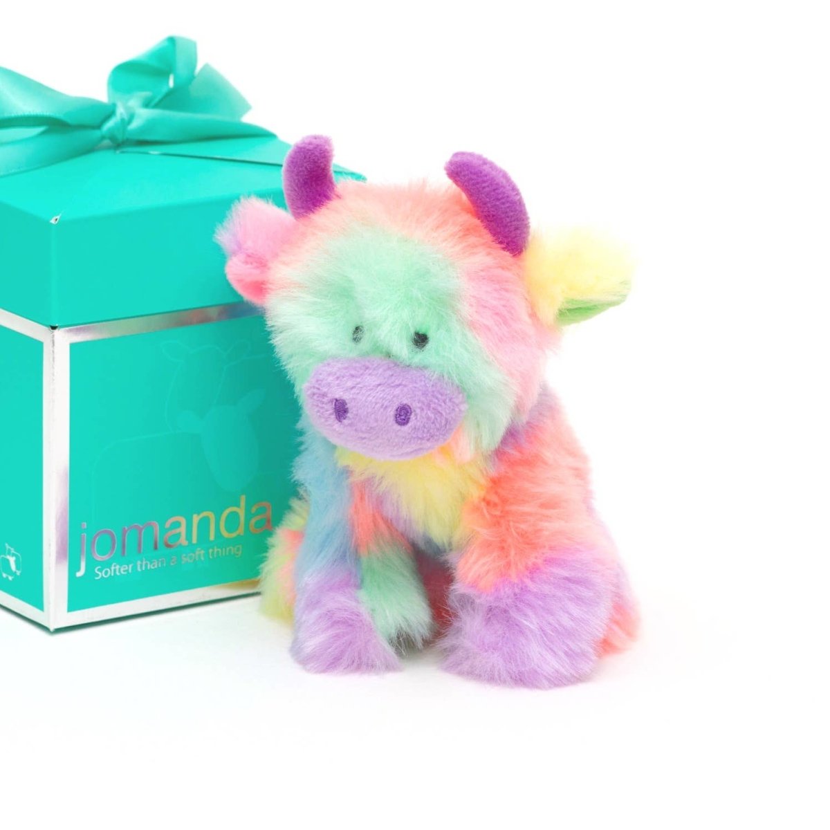 Scottish Highland Cow Mini Rainbow - 13cm - Hello Pumpkin