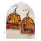 Secret Garden Fairy Door Earrings - Hello Pumpkin