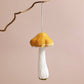 Soft Mustard Toadstool Hanging Decoration - Hello Pumpkin