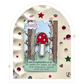 Toadstool Wooden Pin Badge - Hello Pumpkin