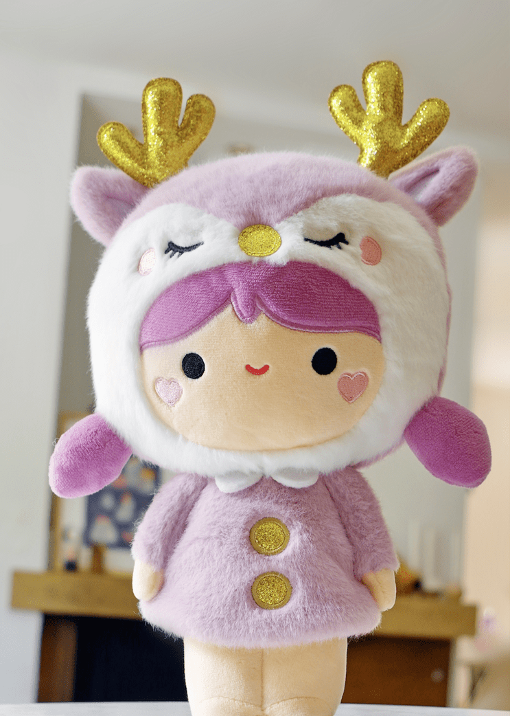 Twinkle Plum cute reindeer soft doll - Hello Pumpkin